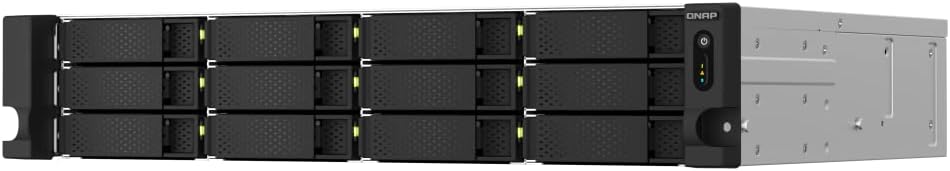 QNAP NAS TS-1264U-RP-8G 12bay 2HE (Quad-Core Rackmount-NAS mit Dual-Port 2,5GbE und PCIe-Erweiterung