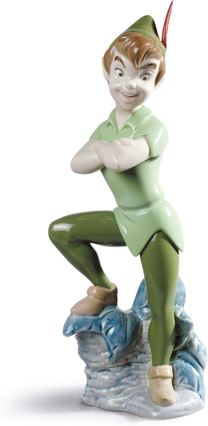 NAO Peter PAN, Porzellan, grün, 28x10cm