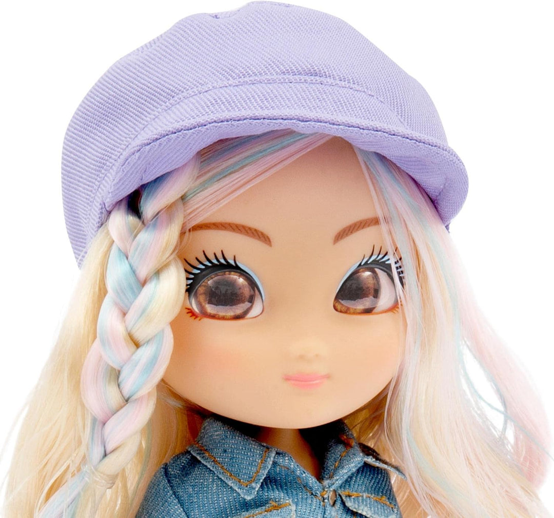 Giochi Preziosi Unique Eyes, Puppe 25 cm – Rebecca mit Blick auf die Augen, mit Kleidung, Spielzeug