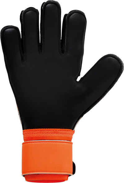 uhlsport Unisex Jugend Soft Resist+ Fussball Torwarthandschuhe 9 fluo orange/schwarz/weiss, 9 fluo o
