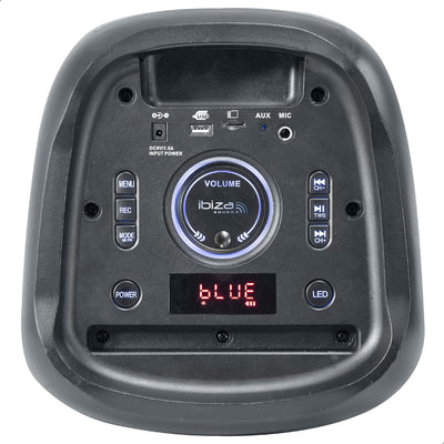Ibiza - MERCURE50 - Batteriebetriebener 500-W-Lautsprecher mit Lichteffekten, Bluetooth, SD, USB, TW