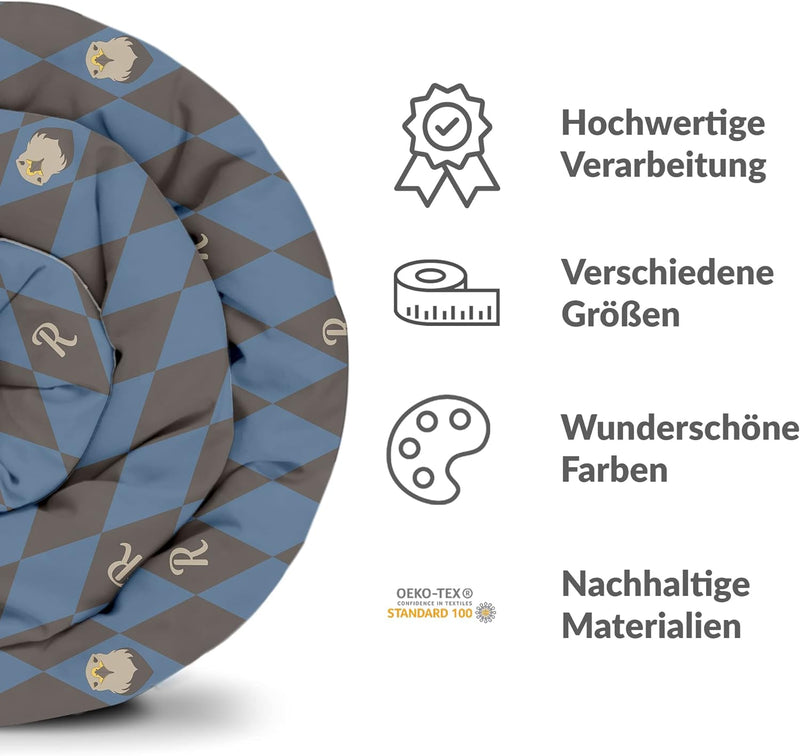 Gravity Gewichtsdecke Bezug - Schlaufen Bezugssystem mit Reissverschluss Baumwolle Deckenbezug für E