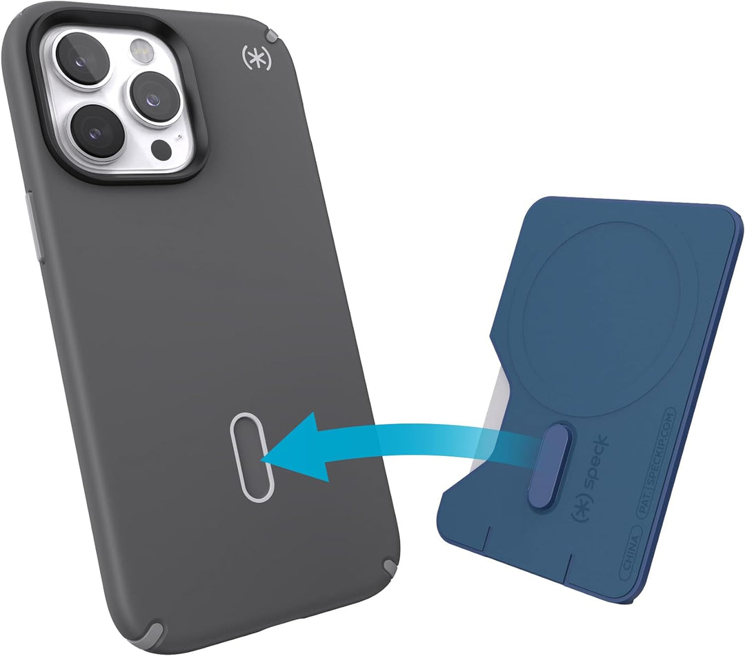 Speck MagSafe-Zubehör für iPhone – abnehmbare ClickLock-Verriegelung – für 1–3 Karten – weiche Oberf