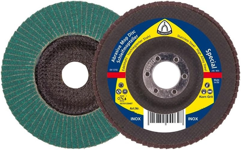 Klingspor 278500 SMT 800, Nicht-Gewebte Schleifmop Discs Braun, Verpackungseinheit 5, 125X22,23, Ult