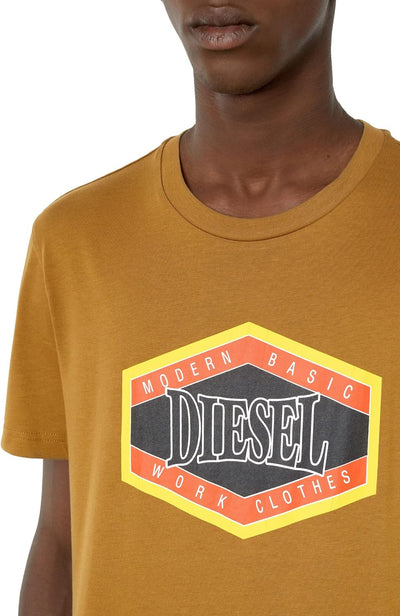 Diesel Herren T-Shirt 3XL 5 Q-0 Grad, 3XL 5 Q-0 Grad