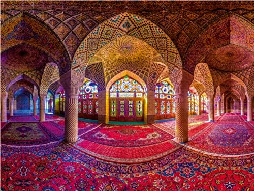 CALVENDO Puzzle Nasir al Molk- Moschee in Schiras 1000 Teile Lege-Grösse 64 x 48 cm Foto-Puzzle Bild