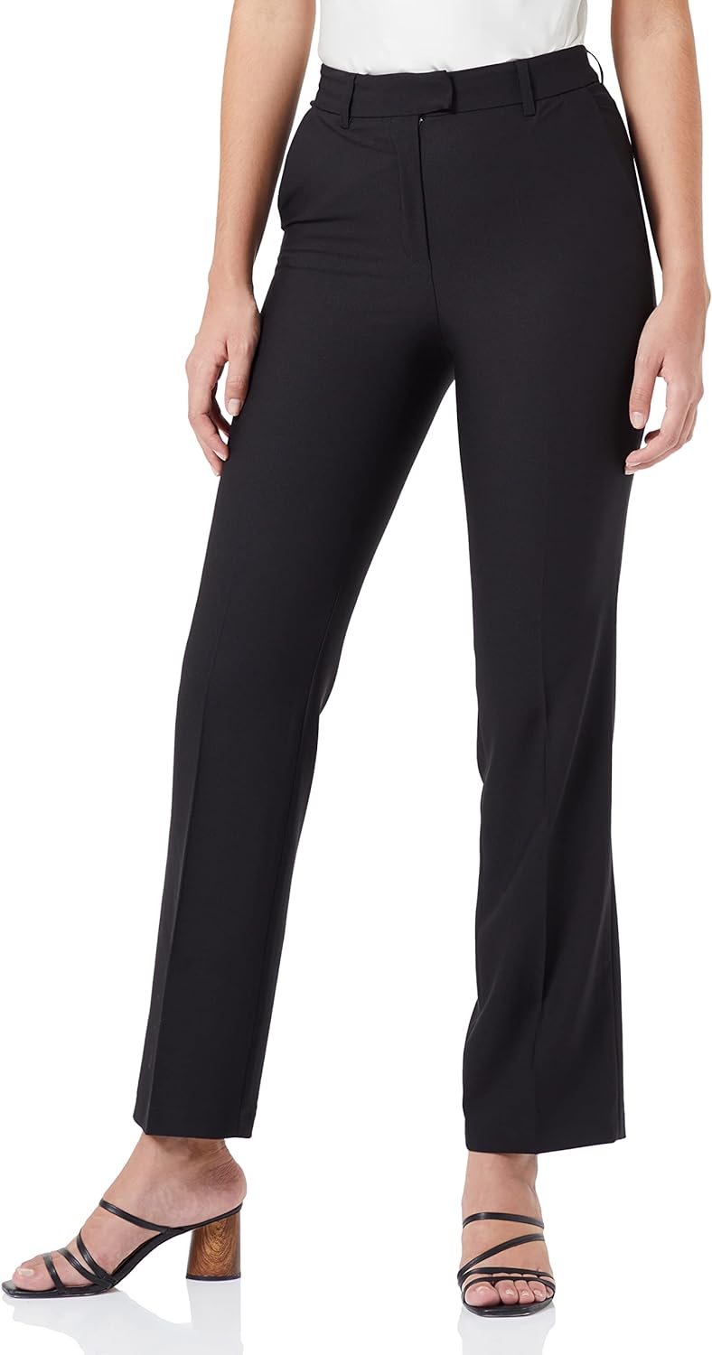 s.Oliver BLACK LABEL Damen Regular: Hose aus Viskosecrêpe 38W 9999, 38W 9999