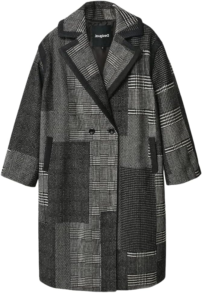 Desigual Women's Abrig_Budapest, 2000 Black Overcoat, U