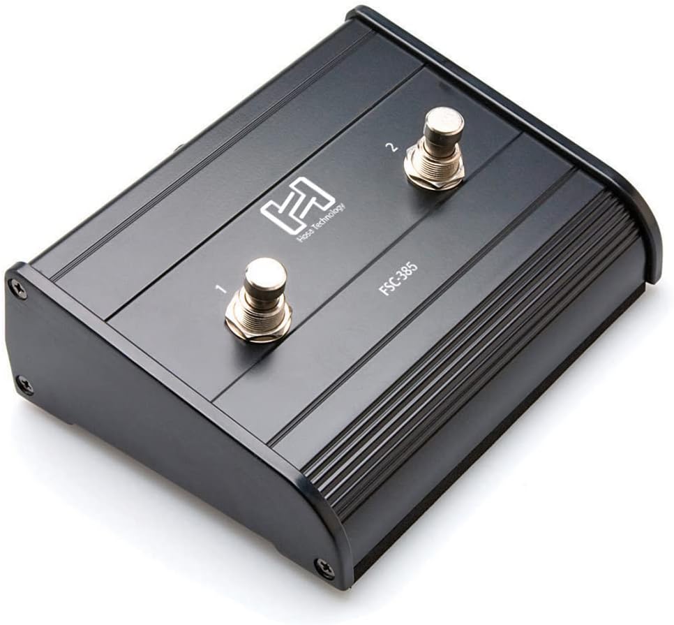Hosa FSC-385 Dual Latching Footswitch + keepdrum Stereo Audio-Kabel