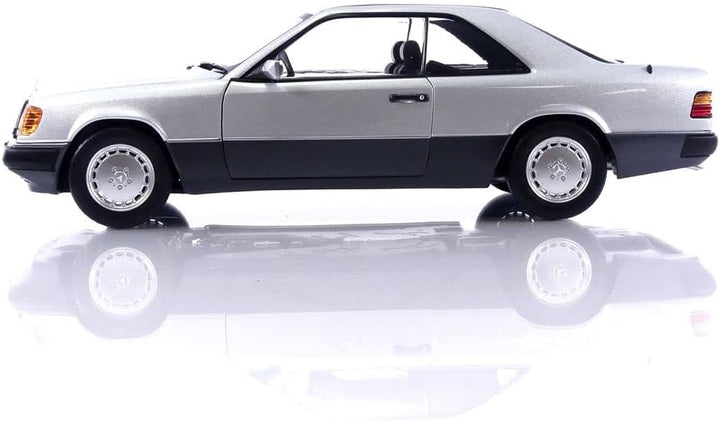 Norev NV183880 1:18 300 CE-24 Coupé 1990 Silber Mercedes-Benz Sammlerstück Modell, Multi