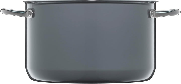 WMF Fusiontec Essential Kochtopf gross, 24 cm, Glasdeckel, Fleischtopf Induktion, 6,4l, High-Tech Ke