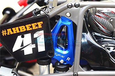 Traxxas Unlimited Desert Racer 4X4 (#85076-4) Tuning Teile Aluminium Rear Damper Mount - 1Pr Set Ora
