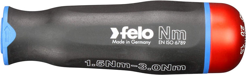 Felo Drehmoment-Schraubendreher Griff, 1,5-3,0 Nm 13.3-26.6 lb/4.13", 13.3-26.6 lb/4.13"