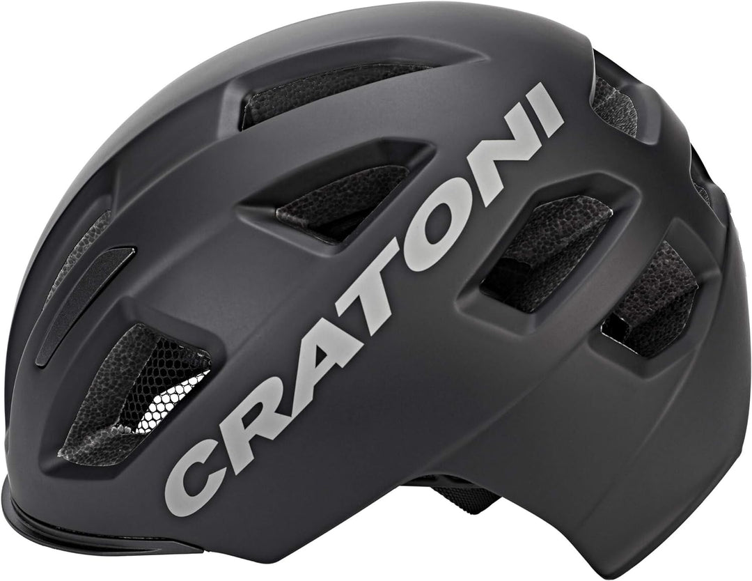 Cratoni City Fahrradhelm C-Pure schwarz matt Einheitsgrösse, Einheitsgrösse