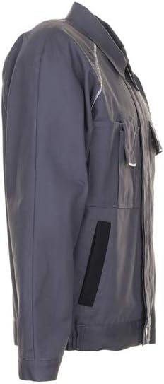 Planam 2113064 Canvas 320 Bundjacke, Grau/Schwarz, Grösse 64