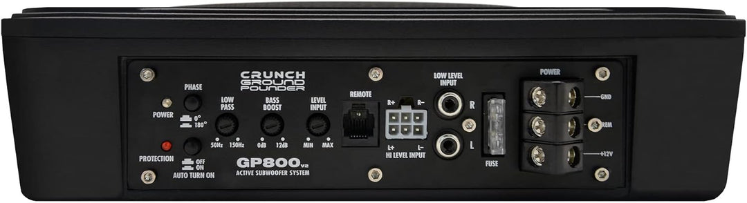 Crunch GP800V2 | 20 cm (8') Aktiv-Untersitz-Subwoofer