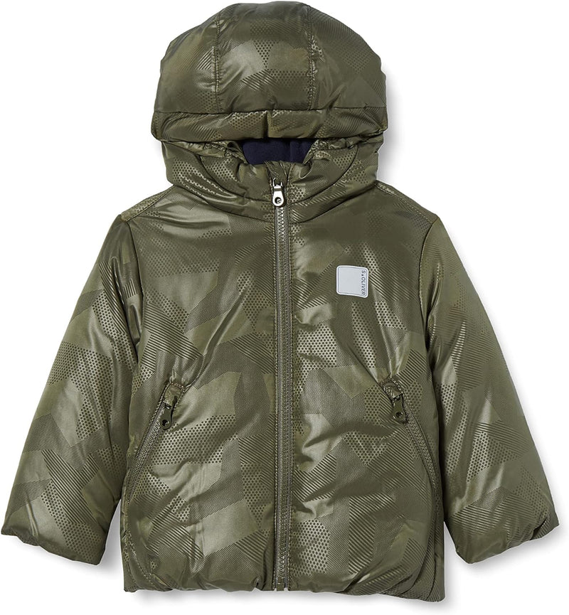 s.Oliver Jungen 404.12.209.16.150.2116392 Jacke langarm, khaki/oliv AOP, 104