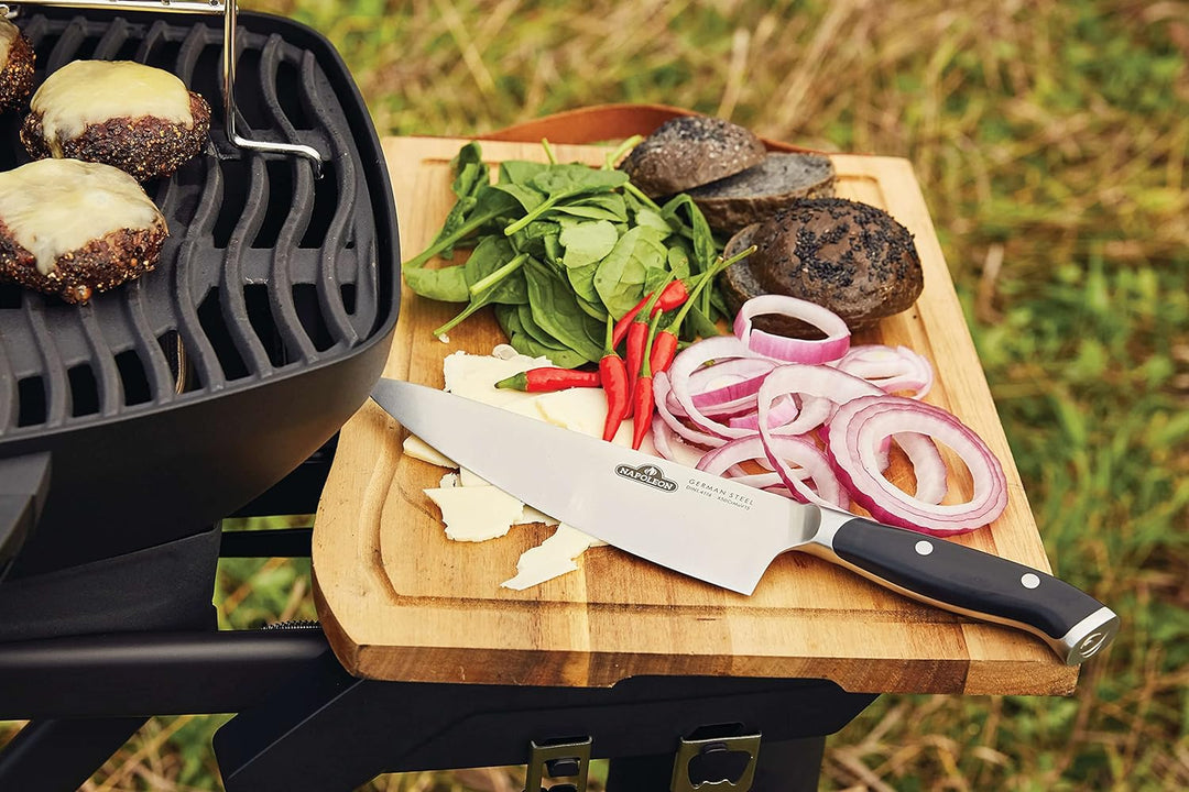 Napoleon Grills 70039 Commercial Premium Cutting Board and Knife Set