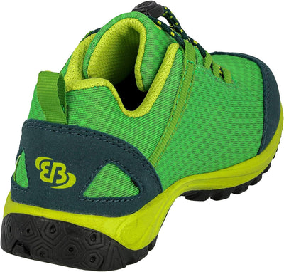 Brütting Unisex Kinder Guide Outdoor- & Trekkingschuh 25 EU Grün Petrol Lemon, 25 EU Grün Petrol Lem