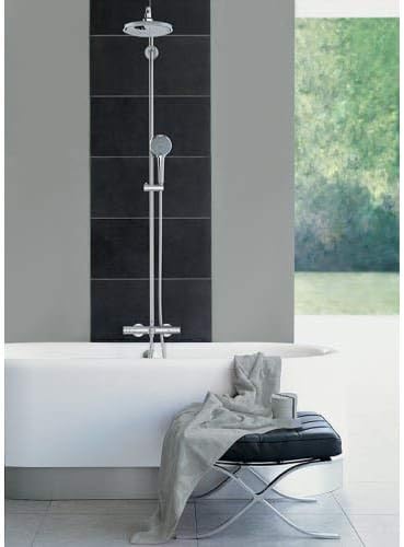 GROHE Euphoria Duo Handbrause Eco (wassersparend, 2 Strahlarten, 11cm Handbrause, langlebig, Antikal
