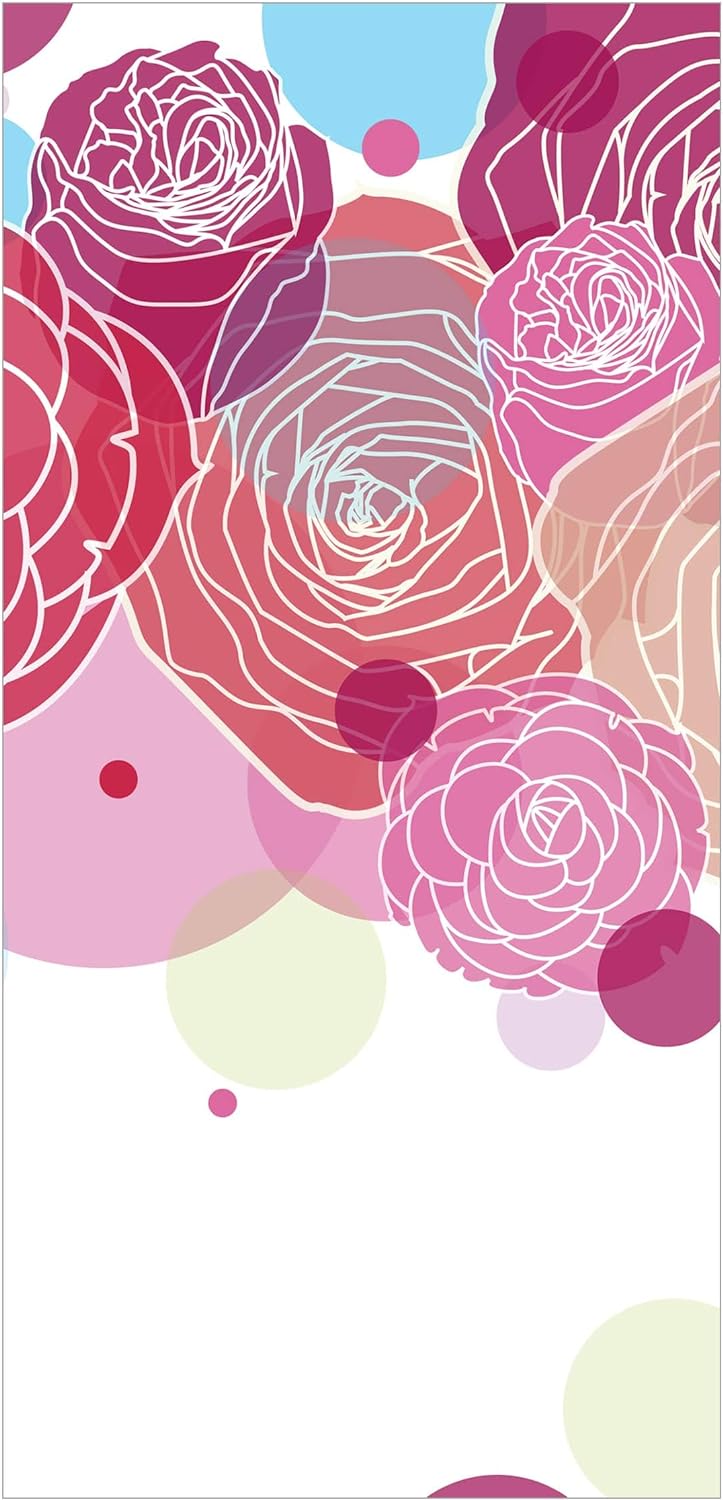 Bilderwelten Raumteiler Roses and Bubbles 250x120cm ohne Halterung 250x120cm without hanger, 250x120