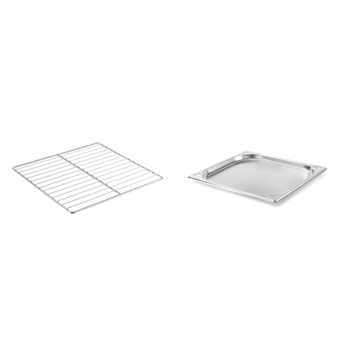 HENDI Gastronormrost, horizontal, Rost & Gastronormbehälter, Temperaturbeständig von -40° bis 300°C,
