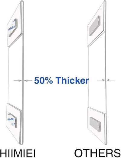 HIIMIEI Selbstklebender A4 Wand Plakathalter/blatthalter mit 3M Klebebandkleber, (6 Stück) Acryl pla