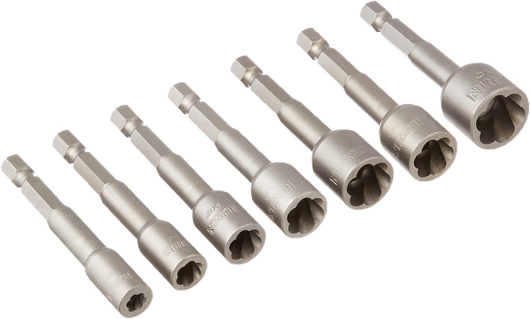 Irwin T394100 Power Grip Schraubenausdreher, 7 Teile