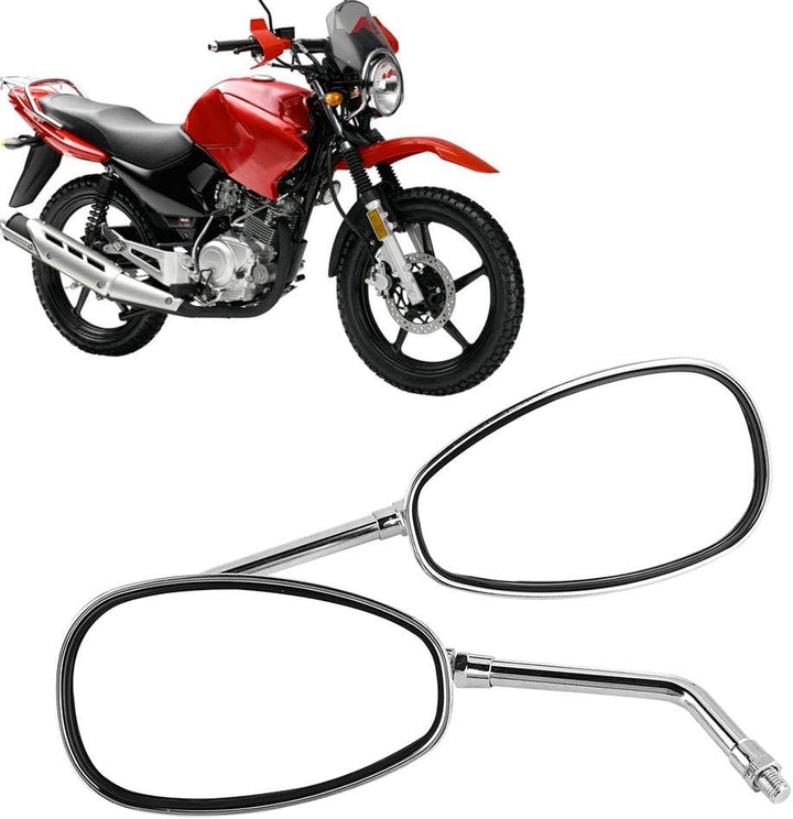 Rückspiegel, Motorrad Spiegel 2Pcs Motorrad Motorrad geändert Rückspiegel Chrom Rückspiegel