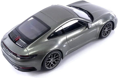 Minichamps 155067328 1:18 Porsche 911 Carrera 4S-2019-Green Metallic Sammlerstück Miniaturauto, grün