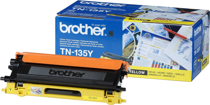 Brother Yellow Toner Cart for HL-40xx, TN135Y