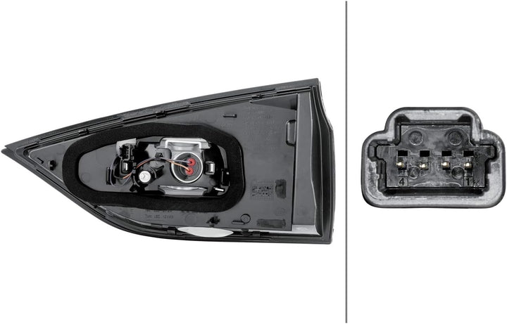 HELLA 2TZ 011 662-031 Heckleuchte - LED - innerer Teil - links - für u.a. Renault Espace V (Jr_) Lin