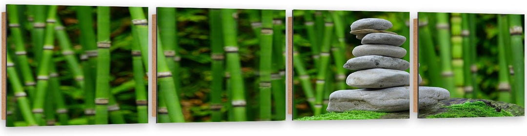 Feeby. Wandbild - 4 Teile - Panoramabild, Deco Bild, gedrucktes Bild, Deco Panel, Bild, 240x60 cm, Z