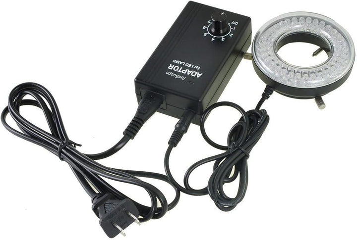 AmScope - 64 LED Stereo Mikroskop Ring Light and Adapter - LED-64-ZK
