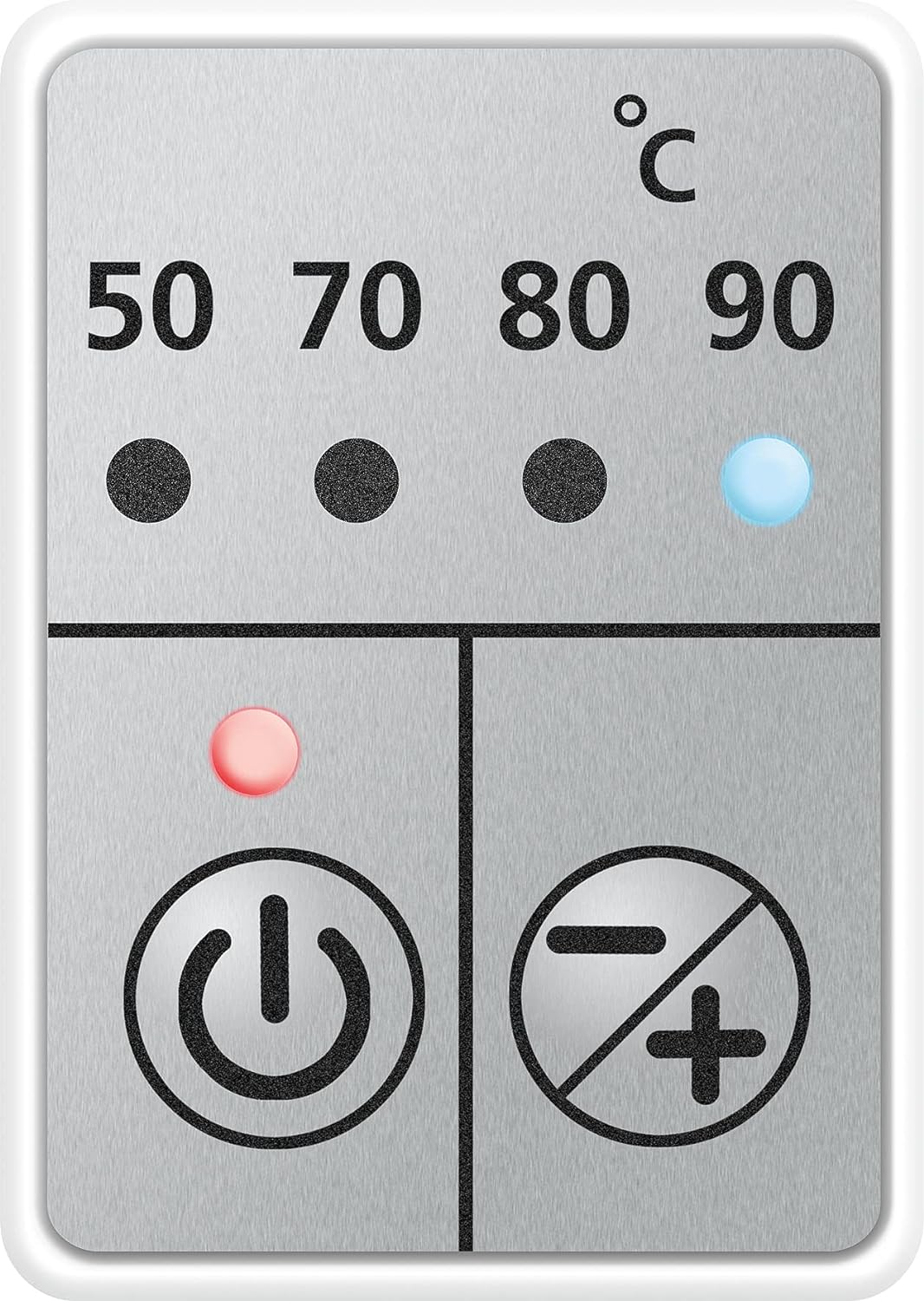 Steba Wasserkocher WK 11 Bianco | Temperatur einstellbar: 50, 70, 80, 90, 100?C | Doppelwandiges Geh