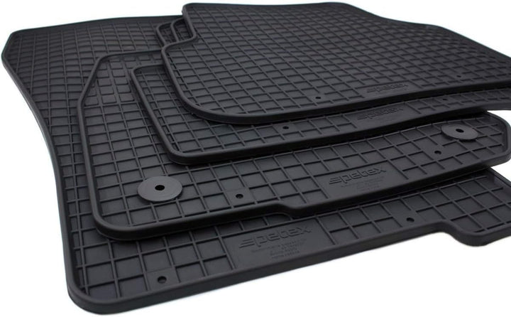 kfz-premiumteile24 Premium Gummimatten Kompatibel mit Leon (KL) + Leon ST (KL) + e-TSI (Mildhybrid)