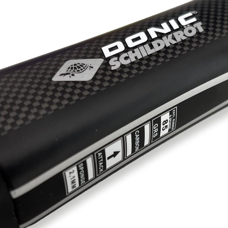 Donic-Schildkröt Carbon Tischtennisschläger CarboTec 3000, One-Piece Konstruktion, Schwarz