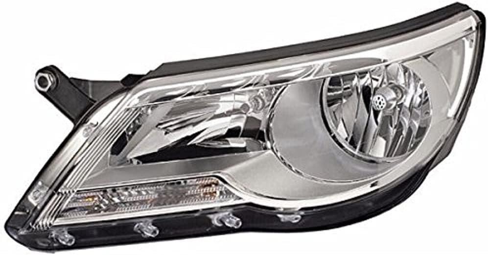 HELLA 1ED 247 038-221 FF/Halogen-Hauptscheinwerfer - rechts - für u.a. VW Tiguan (5N_) Rechts (Beifa