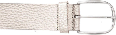 Vanzetti Glitter Radiance 40mm Metallic Belt W105 Platinumgold Metallic