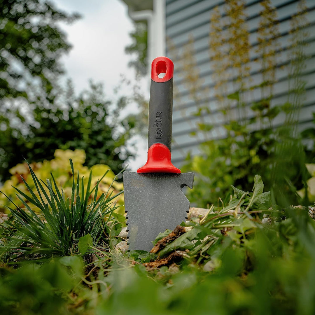 Radius Garden 16011 Root Slayer Carbon Stahl Hand Schaufel rot Trowel, Trowel