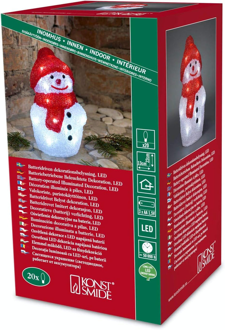 LED-Licht für IP20 innen von Konstsmide, weiss, 22 x 13cm 1.5volts klein, klein