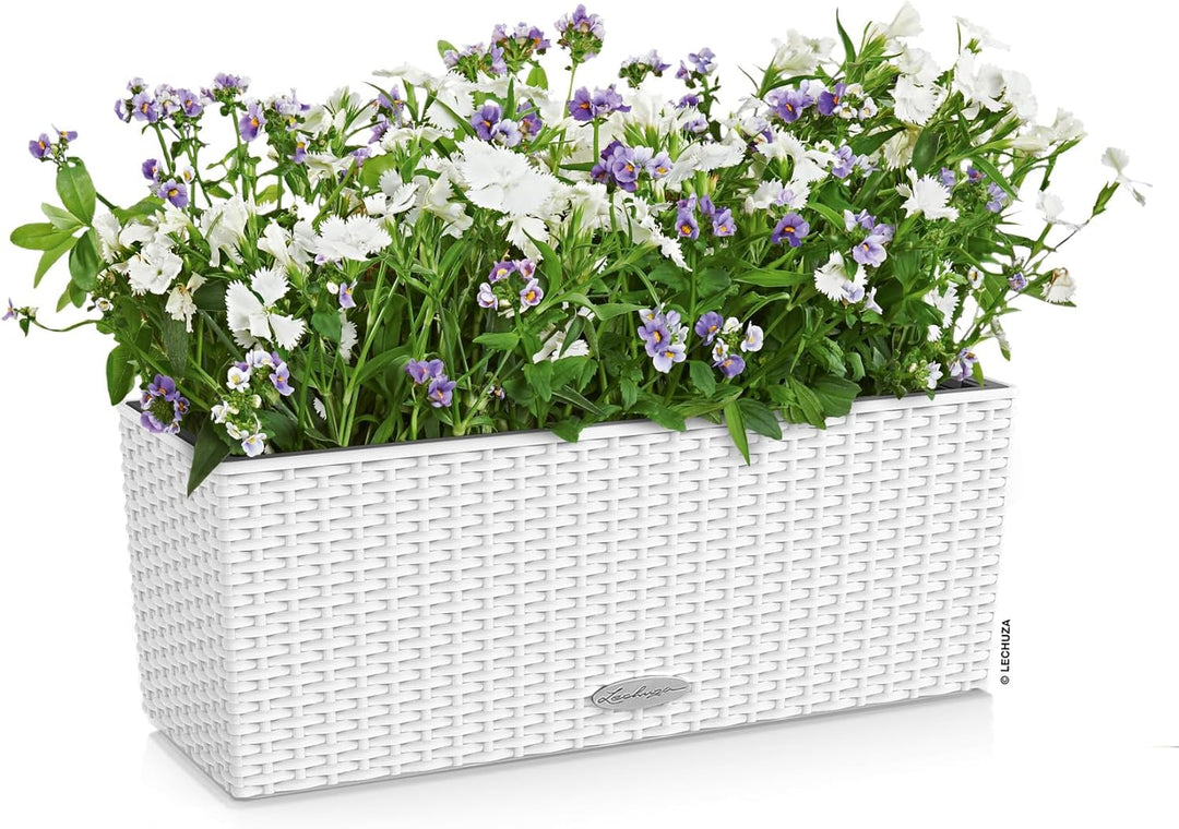 LECHUZA BALCONERA Cottage 50 weiss 15600 Garten 50x19x19 cm Weiss, Garten 50x19x19 cm Weiss