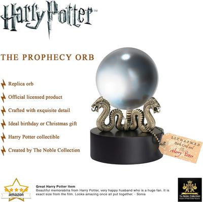 Noble Collection NN7467 - Harry Potter - Die Prophezeihung Kristallkugel, 13 cm