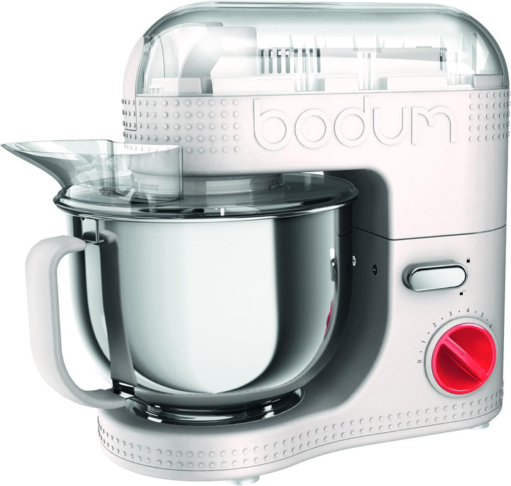 Bodum Bistro Elektrische Küchenmaschine, 4.7 l, 4.7 liters, Weiss, Weiss