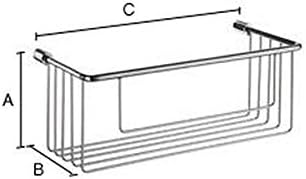 Smedbo Sideline Basic Seifenkorb H: 105 mm Art.DK1002 26.7 x 11.7 x 10.5 cm Silber, 26.7 x 11.7 x 10