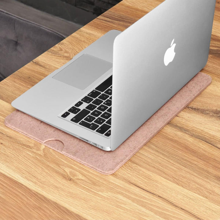 CoverKingz Filz Hülle für MacBook Air 15" / Pro 15" - Notebook Tasche handgefertigt aus Wollfilz - h