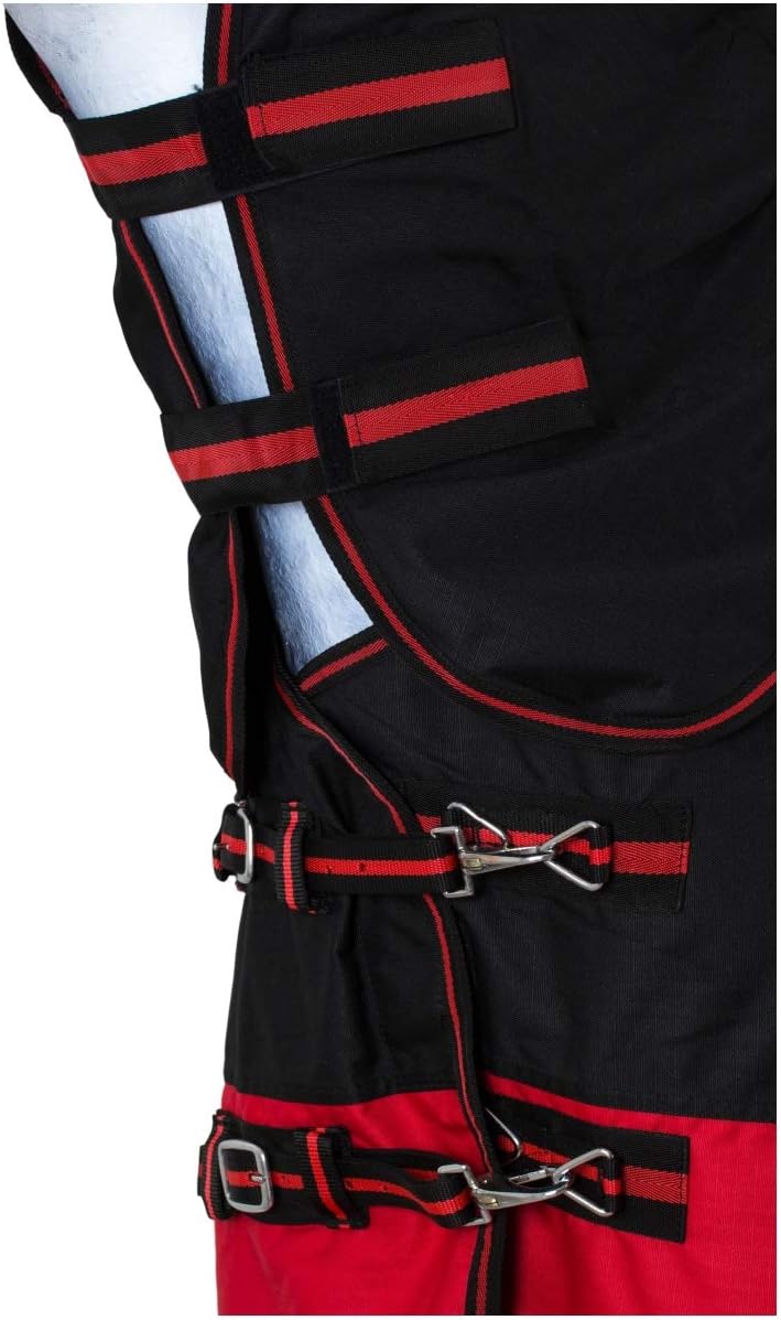 RL24 - Weidedecke Full Neck Basicline 600D Nylonfutter mit Füllung | Pferde Winterdecke | wasserdich