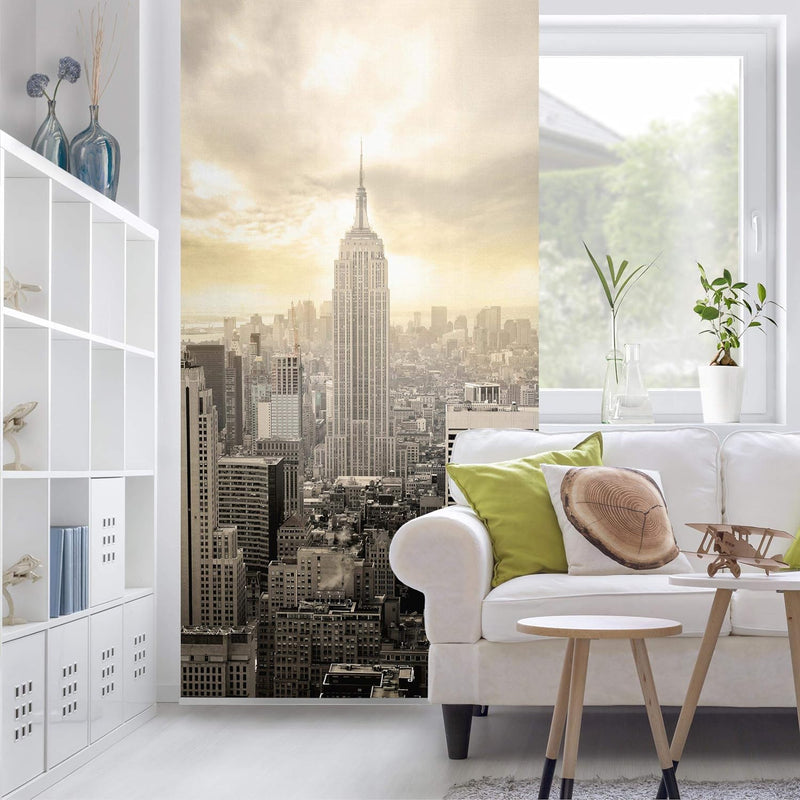 Bilderwelten Raumteiler Manhattan Dawn 250x120cm ohne Halterung 250x120cm without hanger, 250x120cm