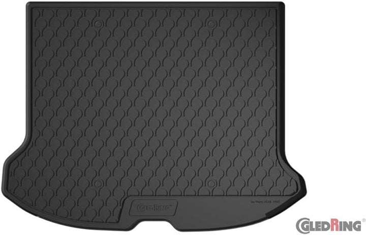 Rubbasol (Gummi) Kofferraumwanne kompatibel mit Volvo XC60 2008-2016 (Mit kleinem Ersatzrad) Kofferr