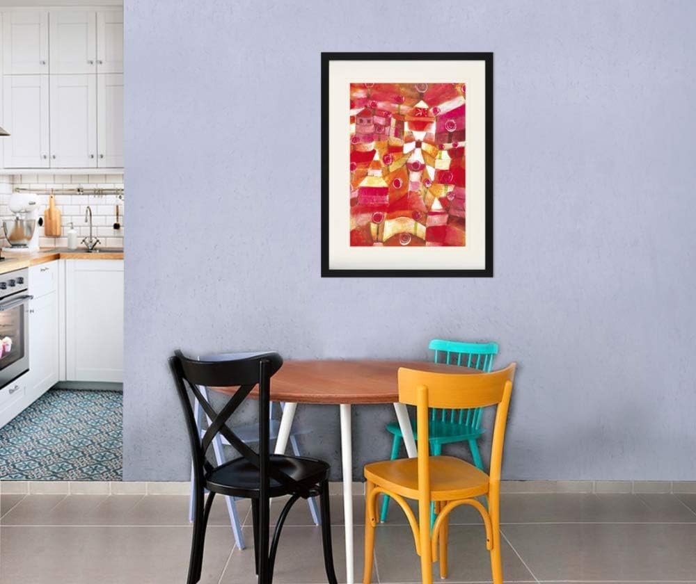 1art1 Paul Klee Poster Rosengarten, 1920 Gerahmtes Bild Mit Edlem Passepartout | Wand-Bilder | Im Bi